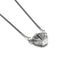 Plage | Argent sterling .925 | Collier fermoir infini coquillage cristal